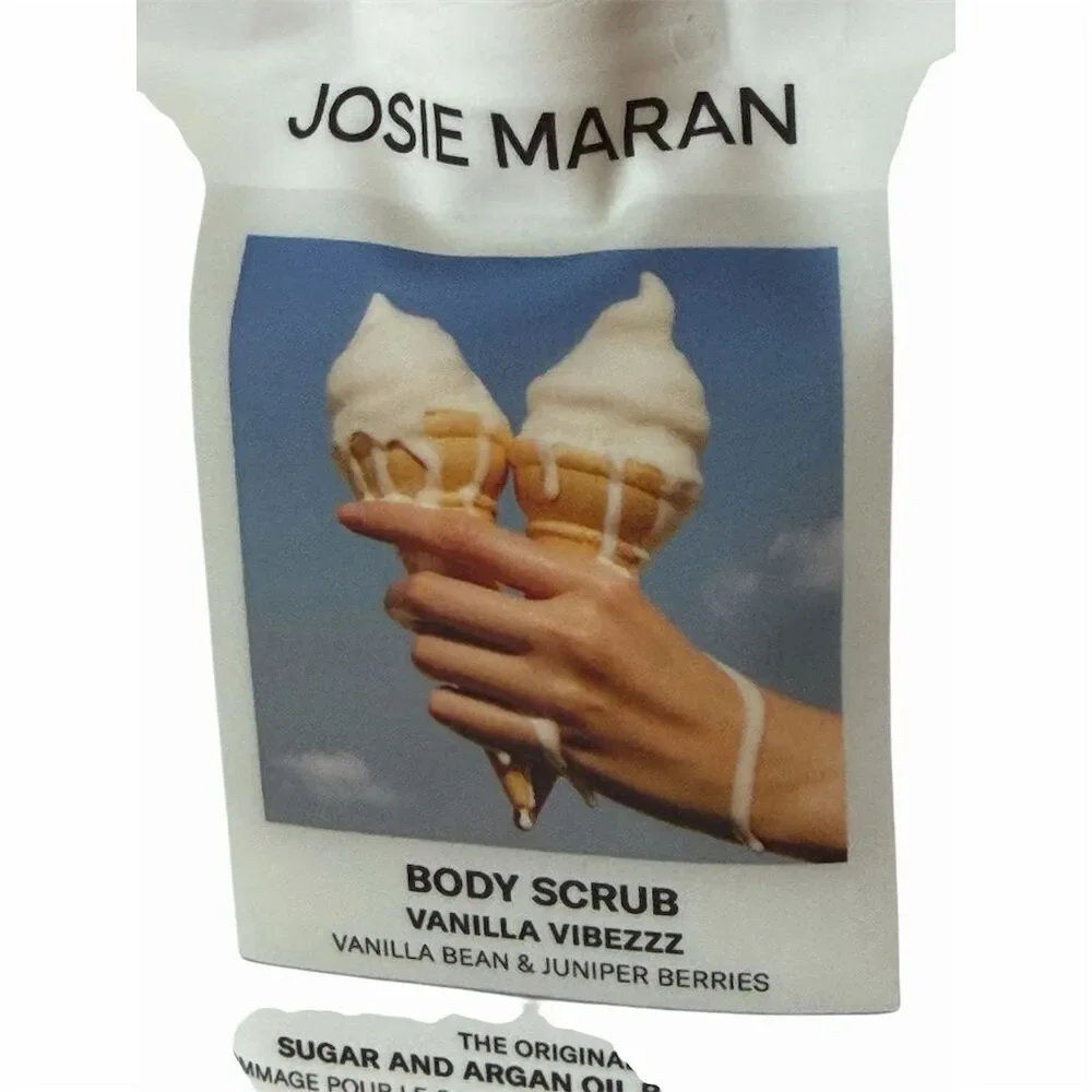 Josie Maran Vanilla Vibezzz Body Scrub Travel Size 2 oz